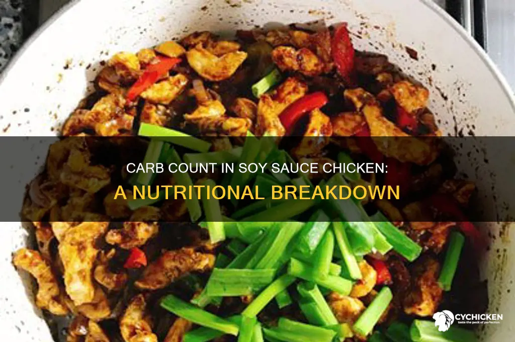 how many carbs in soy sauce chicken