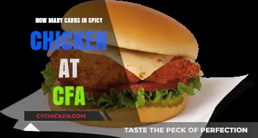 CFA Spicy Chicken: Carb Count and Nutrition Facts