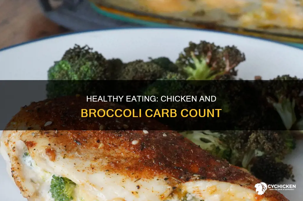how many carbs in steamed chicken and broccoli