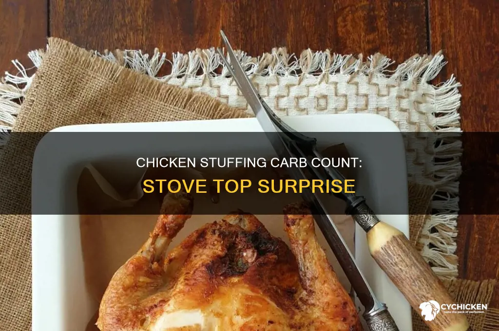 how many carbs in stove top chicken stuffing