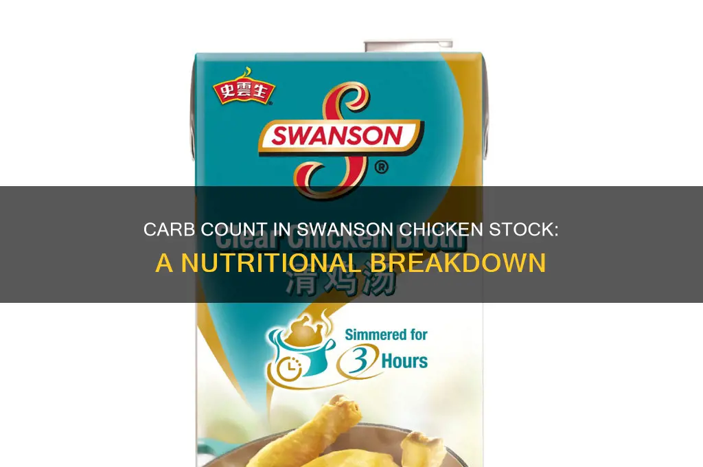 how many carbs in swanson chicken stock