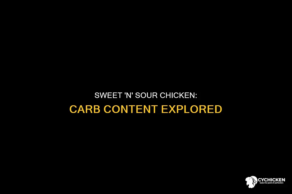 how many carbs in sweet n sour chicken