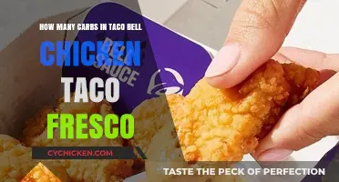 Chicken Taco Fresco: Carbs and Calories Unveiled