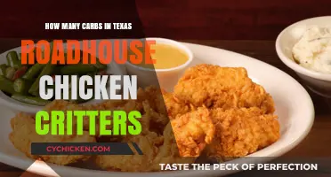 Chicken Critters Carb Count at Texas Roadhouse
