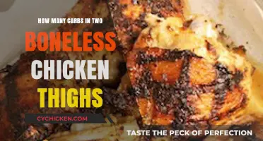 Carb Count in Two Boneless Chicken Thighs: A Quick Guide