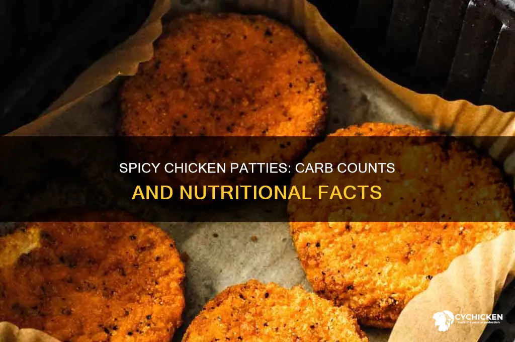 how many carbs in tyson spicy chicken patties