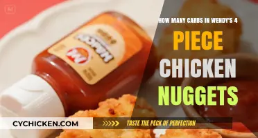 Wendy's 4-Piece Chicken Nuggets: Uncovering the Carb Count