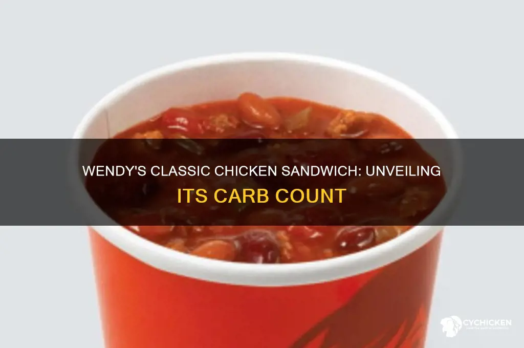 how many carbs in wendy