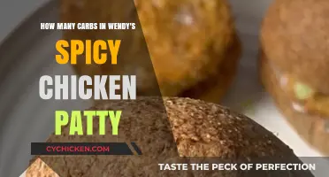 Spicy Chicken Patty: Carb Count at Wendy's