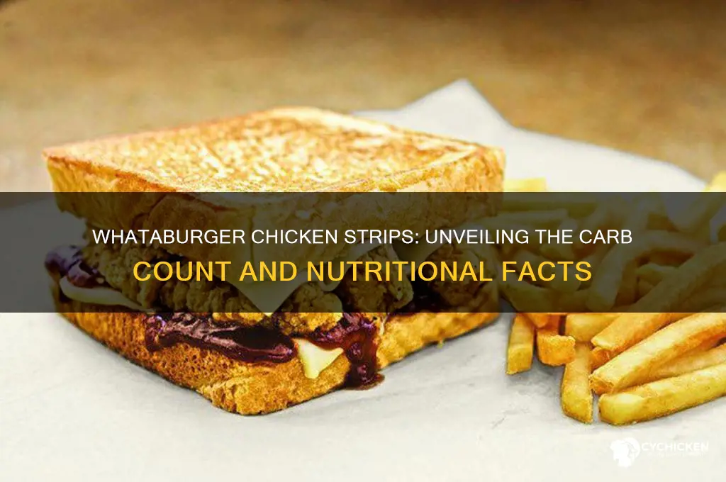 how many carbs in whataburger chicken strips
