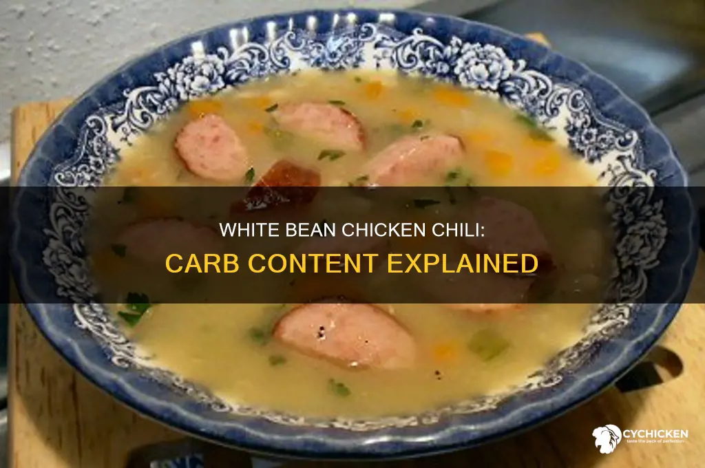 how many carbs in white bean chicken chili