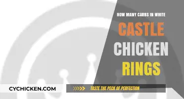 Chicken Rings Carb Count: White Castle Nutrition Facts