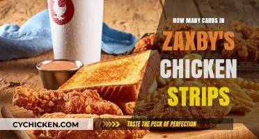 Chicken Strips Carbs: Zaxby's Nutritional Facts Revealed
