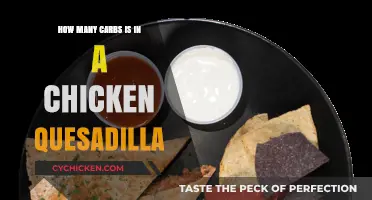 Chicken Quesadilla: Carb Content and Nutritional Facts