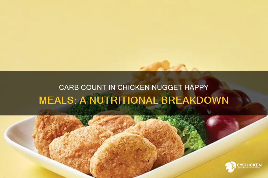 how many catbs are in chicken nugget happyeal