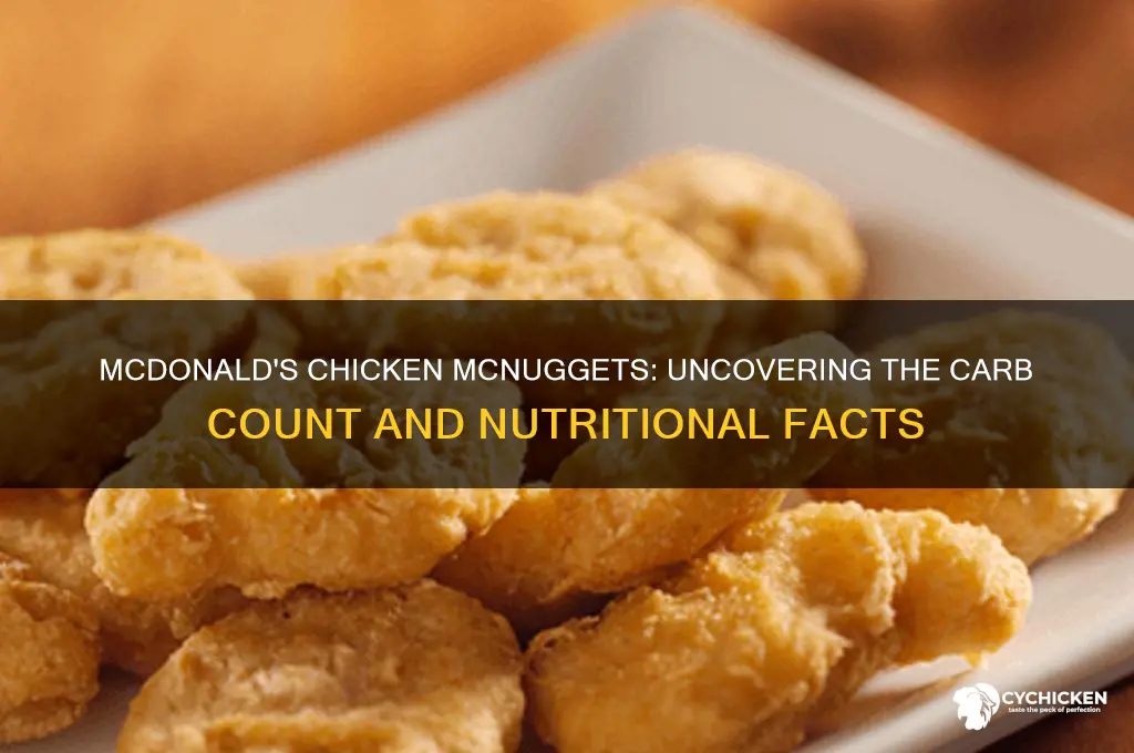 how many catbsmcdonalds chicken nuggets
