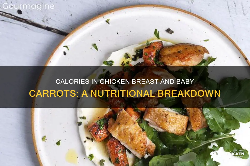 how many ccalories in chicken breastbaby carrot
