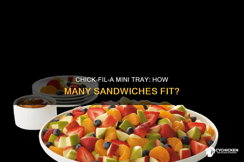 how many chick-fil-a sandwiches are on a chick-fil-a mini tray