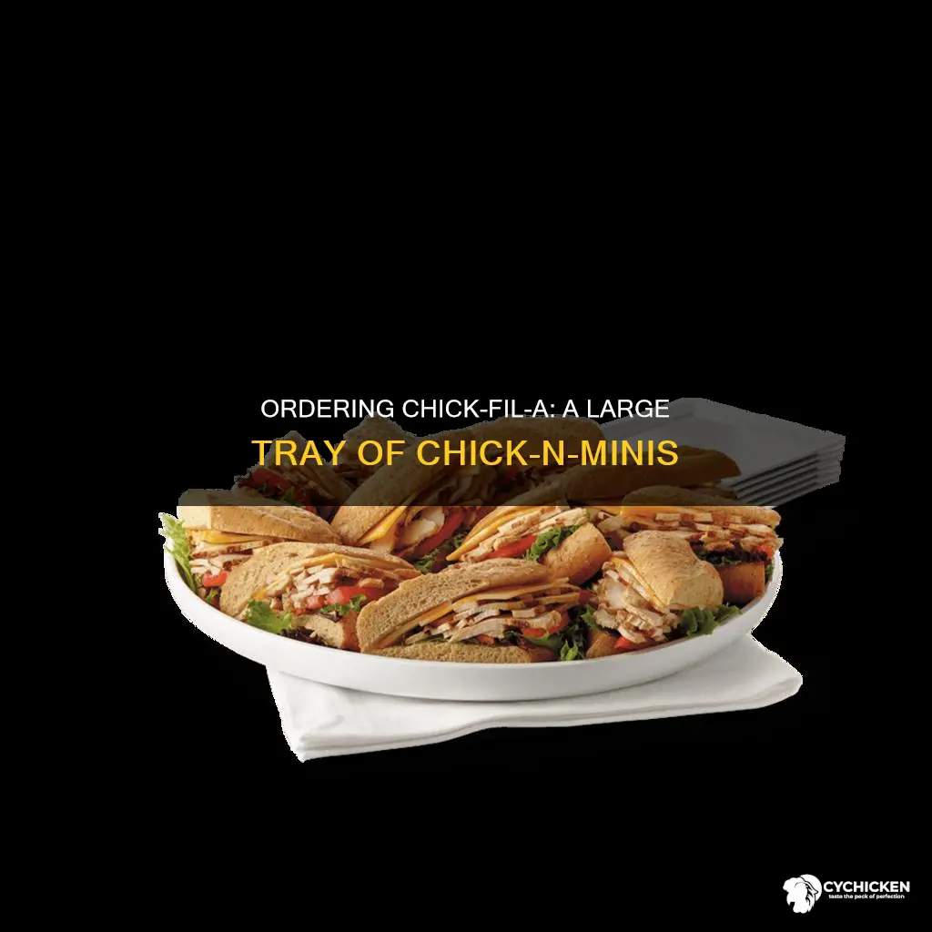 how many chick n minis are in a large tray