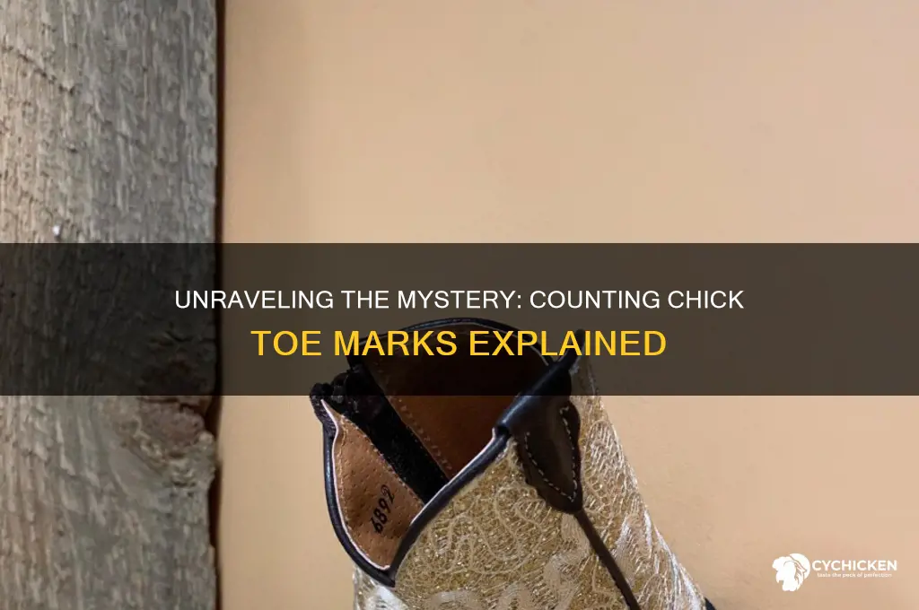 how many chick toe marks are they
