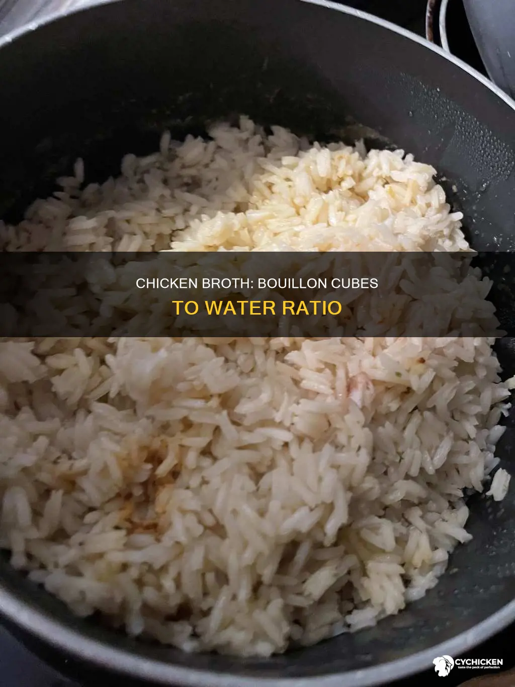 how many chicken bouillon cubes per cup of water