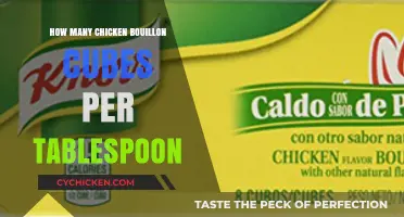 Perfecting Chicken Bouillon: Cubes to Tablespoon Ratio Explained