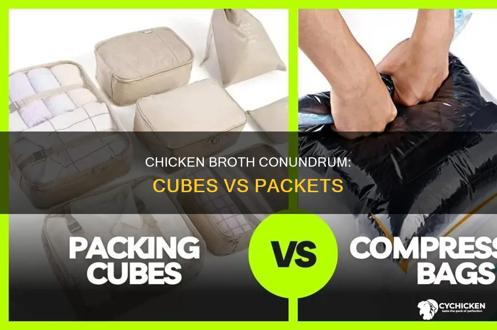 how many chicken bouillon packets equal a cube