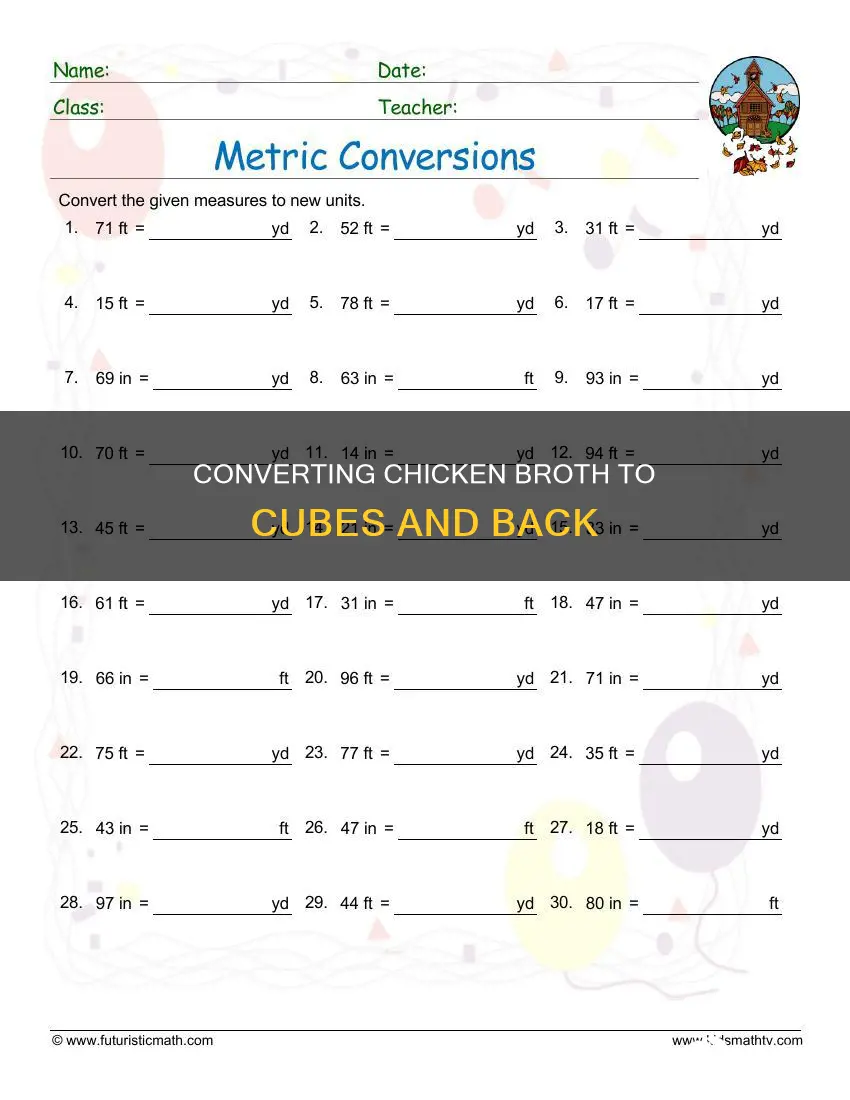 how many chicken boy and cubes equals one tablespoon