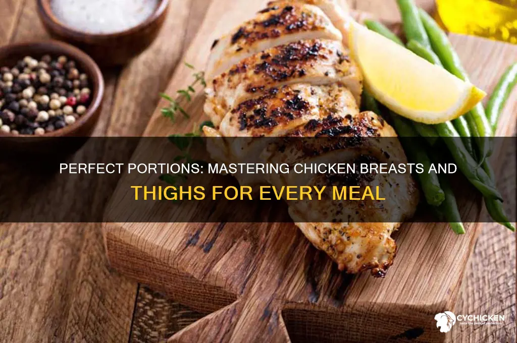 how many chicken breasts and thighs
