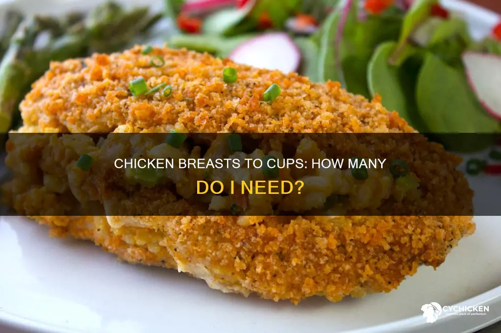 how many chicken breats do i need for a cup