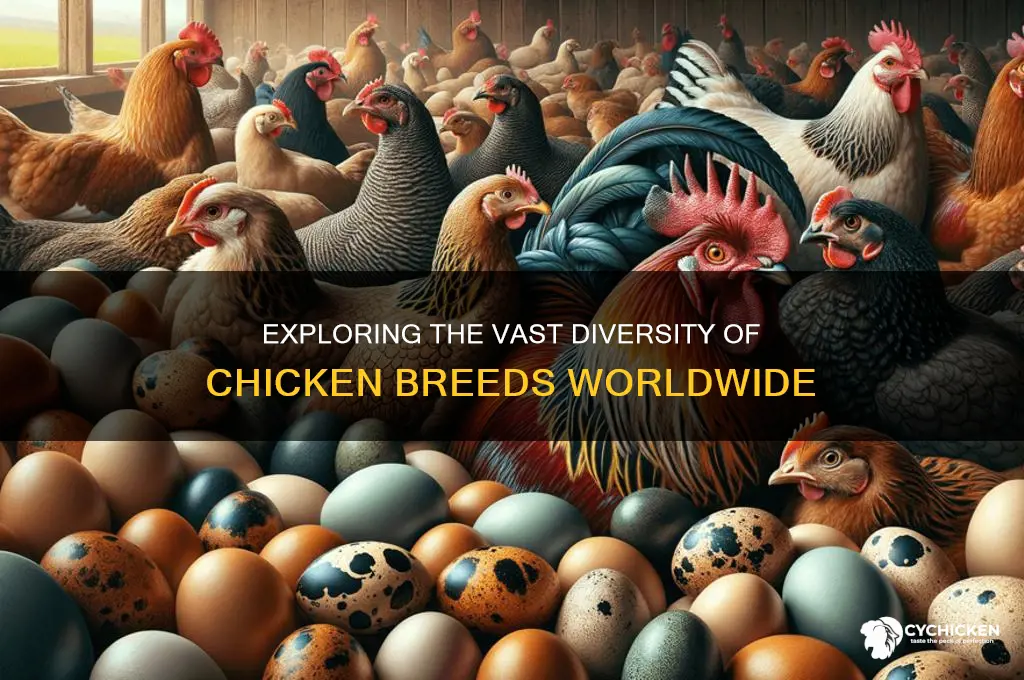 how many chicken breeds are there hundreds