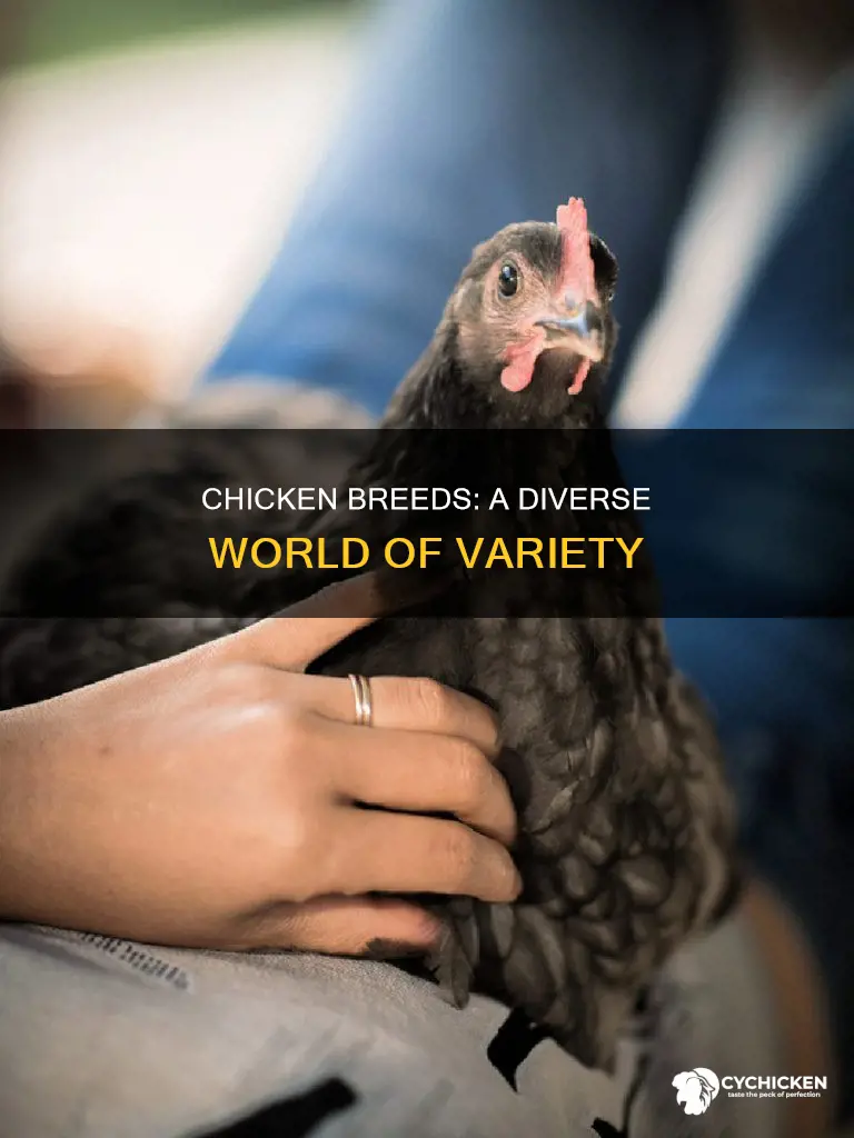 how many chicken breeds are there in the world