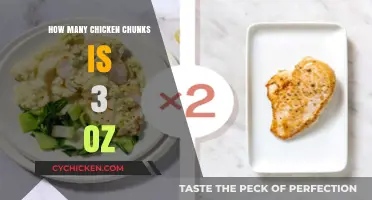 Measuring Chicken Chunks: How Much is 3 Ounces?