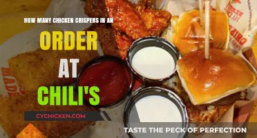Chicken Crispers at Chili's: How Many Come in an Order?