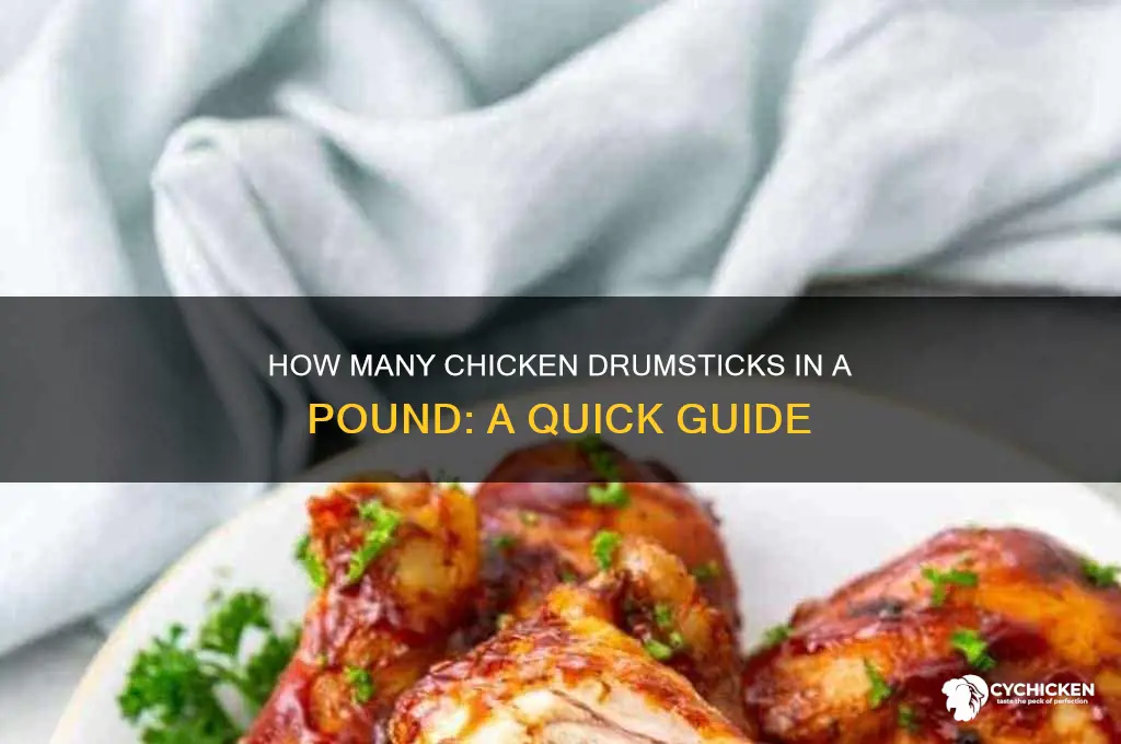 how many chicken drumaticks in a pound