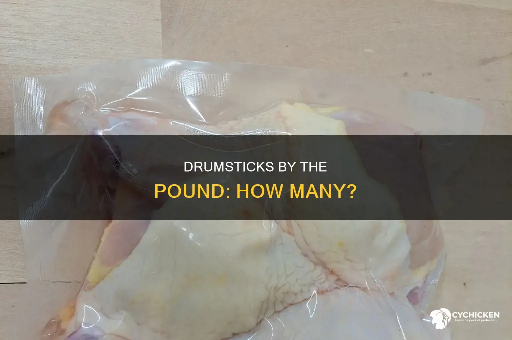 how many chicken drumsticks are in a pound