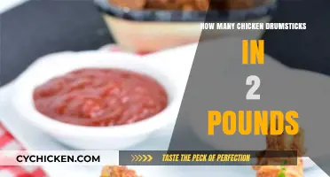 How Many Chicken Drumsticks Are in 2 Pounds?