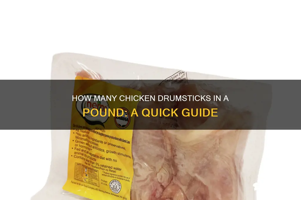 how many chicken drumsticks in a pound