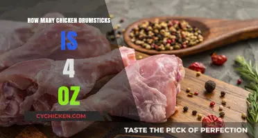 How Many Chicken Drumsticks Equal 4 Ounces? A Quick Guide