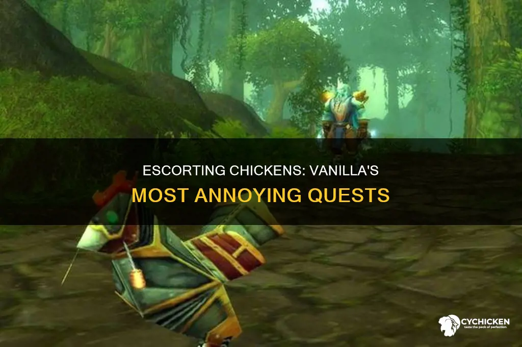 how many chicken escort quests are there vanilla