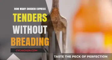 Unbreaded Chicken Express Tenders: Counting the Naked Delights