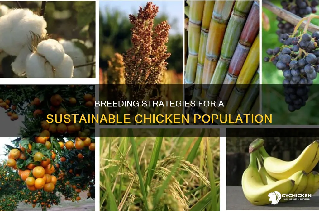 how many chicken families for a sustainable population
