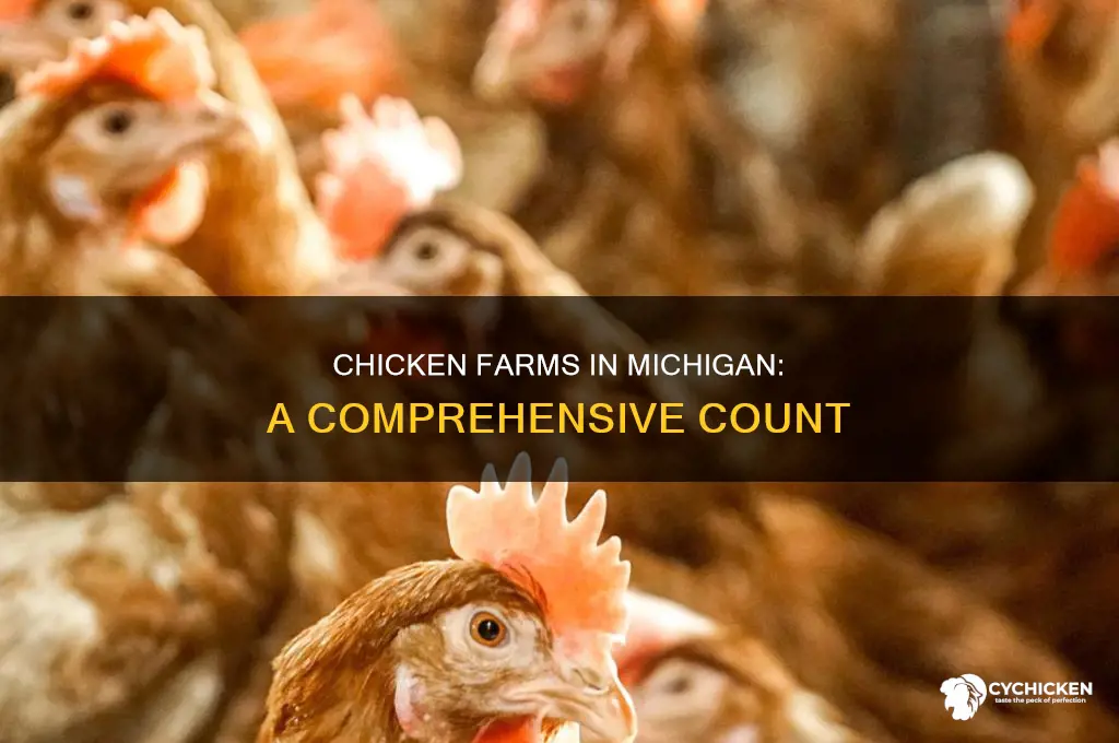 how many chicken farms are there in michigan