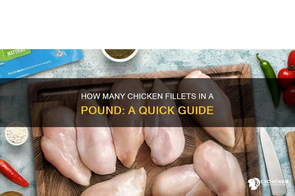 how many chicken fillets in a pound
