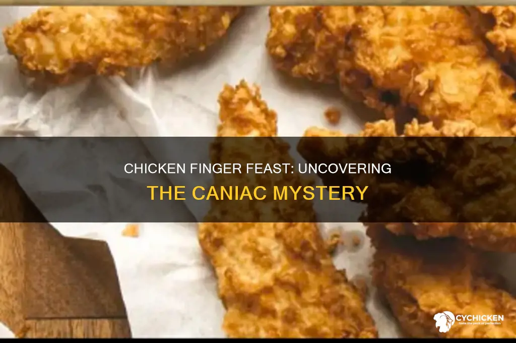how many chicken fingers are in a caniac