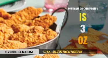 Measuring Chicken Fingers: How Many Make Up 3 Ounces?