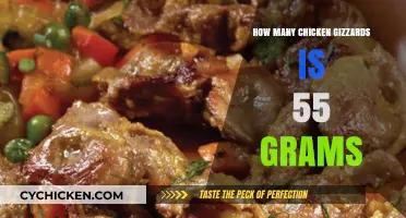 Understanding the Quantity: How Many Chicken Gizzards Weigh 55 Grams?