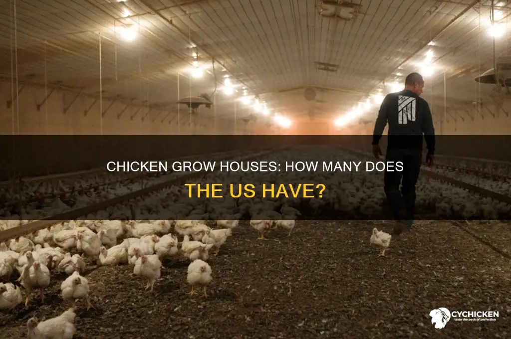 how many chicken grow houses in the us