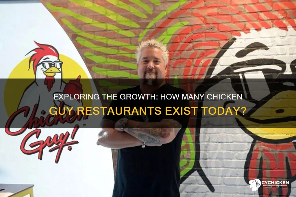how many chicken guy restaurants are there
