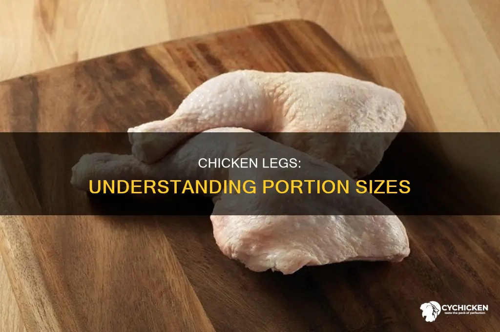how many chicken legs are equal to 3oz